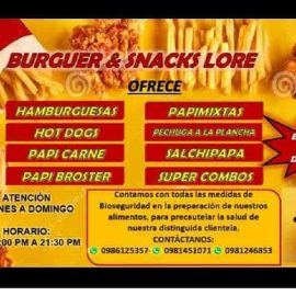 Burger y snacks Lore