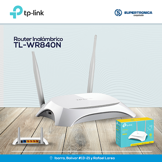 ROUTER 2 ANTENAS TP LINK