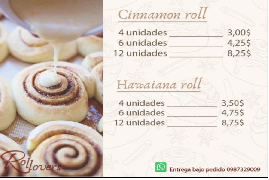 Cinnamon Rolls / Pan de canela