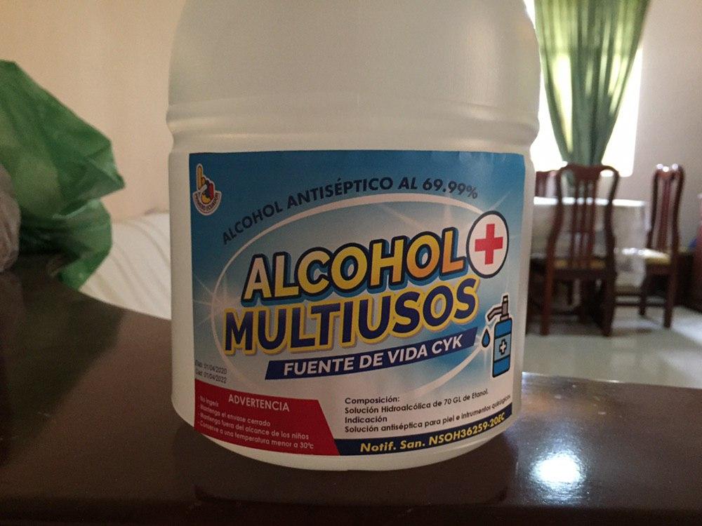 Alcohol Antiséptico Multiusos x Galón