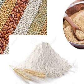 Granos secos, harina de trigo y machica