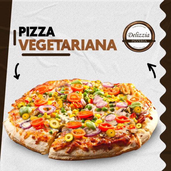 Pizza Vegetariana - delizzia pizzería